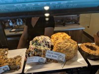 Summer Vacation 2018-178  Ron's breakfast in Cape Kiwanda - Yum!